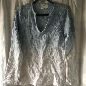 Sol Angeles ombré gauzey blouse